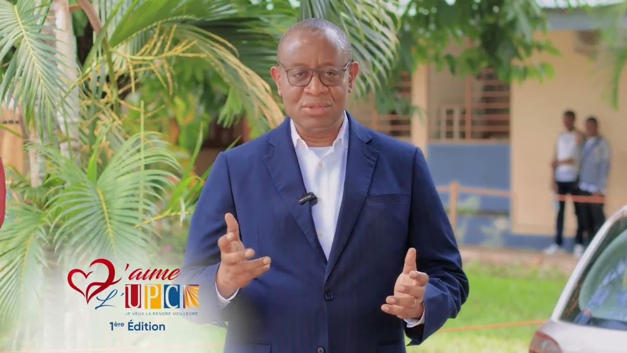Le Professeur Patrick Shamba lors de la Soirée de Gala de l'UPC